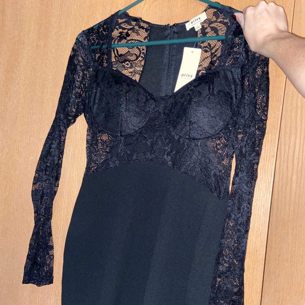 Little black dress.